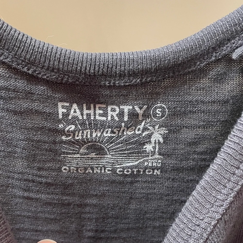 Faherty Sunwashed Slub Organic Cotton Maxi Tank Dress - Picture 2 of 5
